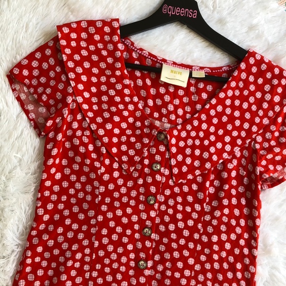 Anthropologie Tops - Anthropologie Austen Collared Blouse Sz 4